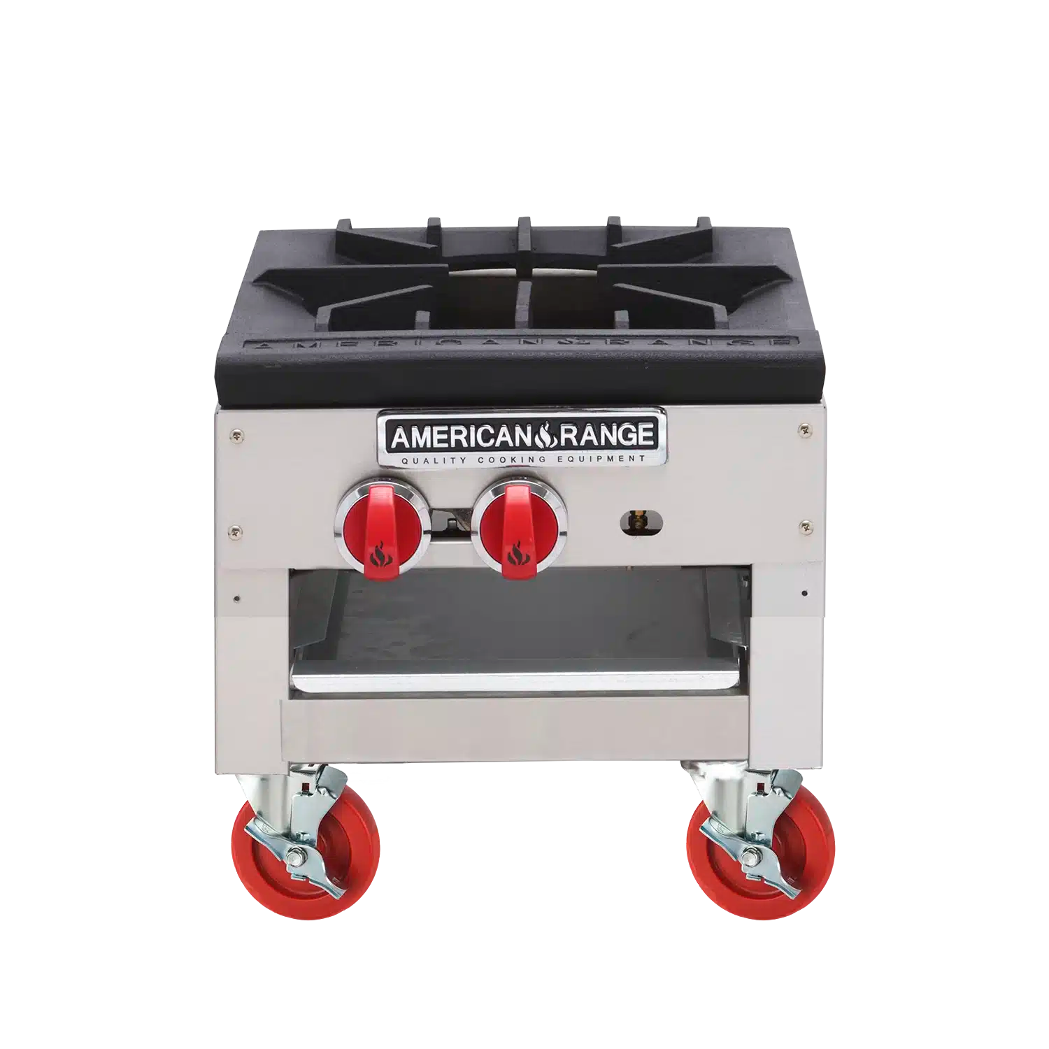 American Range ARSP-18 Stock Pot Range Gas 3-ring Burner With Cast Iron Top Grate