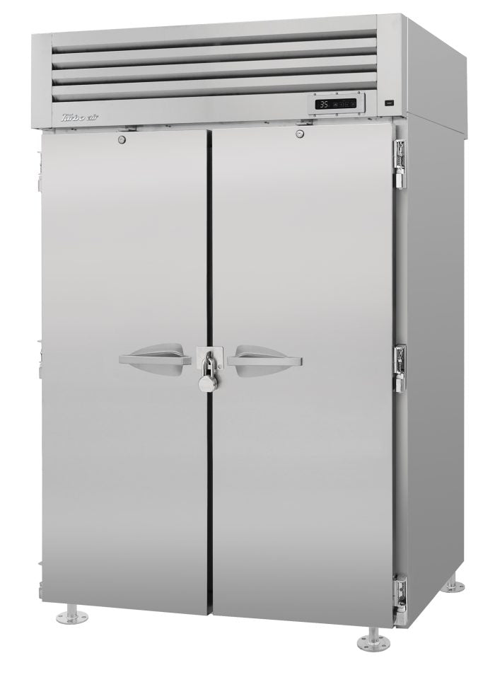 Turbo Air - PRO-50R-N-CRT, Commercial 51" 2 Solid Door Reach-In Refrigerator PRO Series 2 Sections 47.73 cu.ft