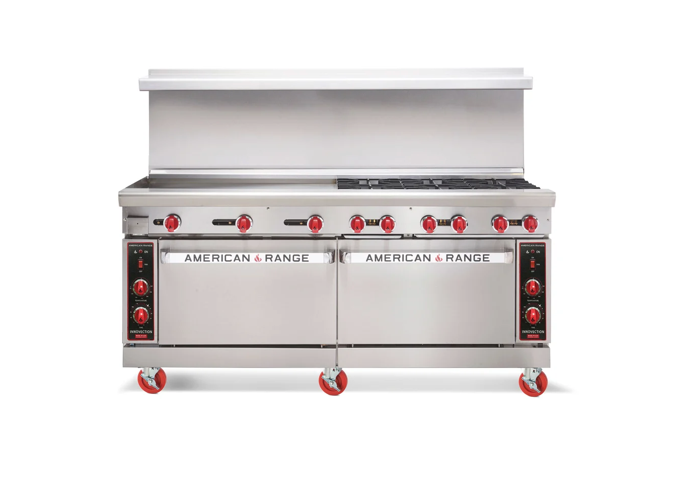 American Range AR-36G-6B-CL-126R 72" 6 Burner Gas Range Combo w/ Griddle & Convection Oven/Natural Gas