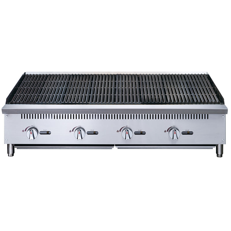 Chef AAA - TCCB48 Commercial 48 in. Countertop Charbroiler