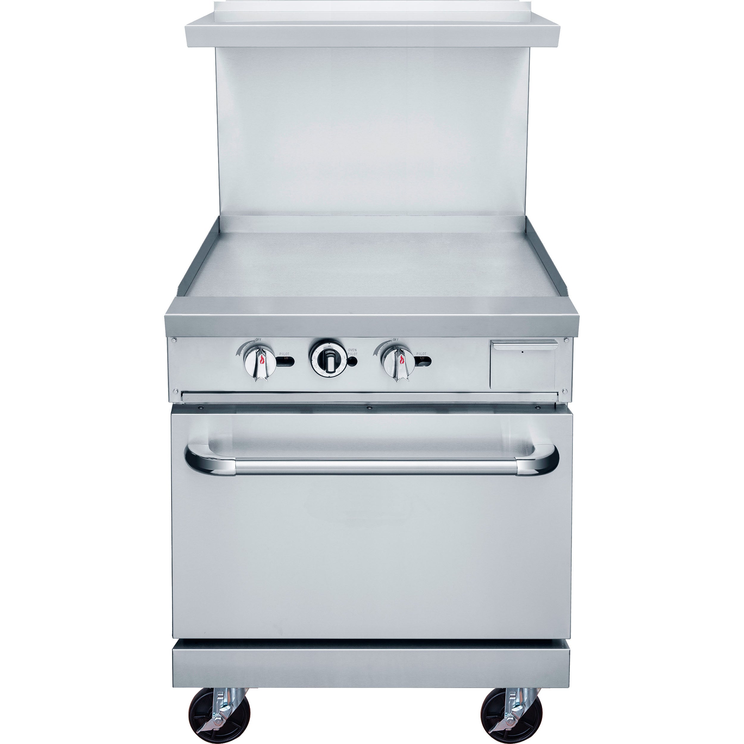 Chef AAA - TCR24-GM Commercial 24" Oven Range 24" Griddle Natural Gas