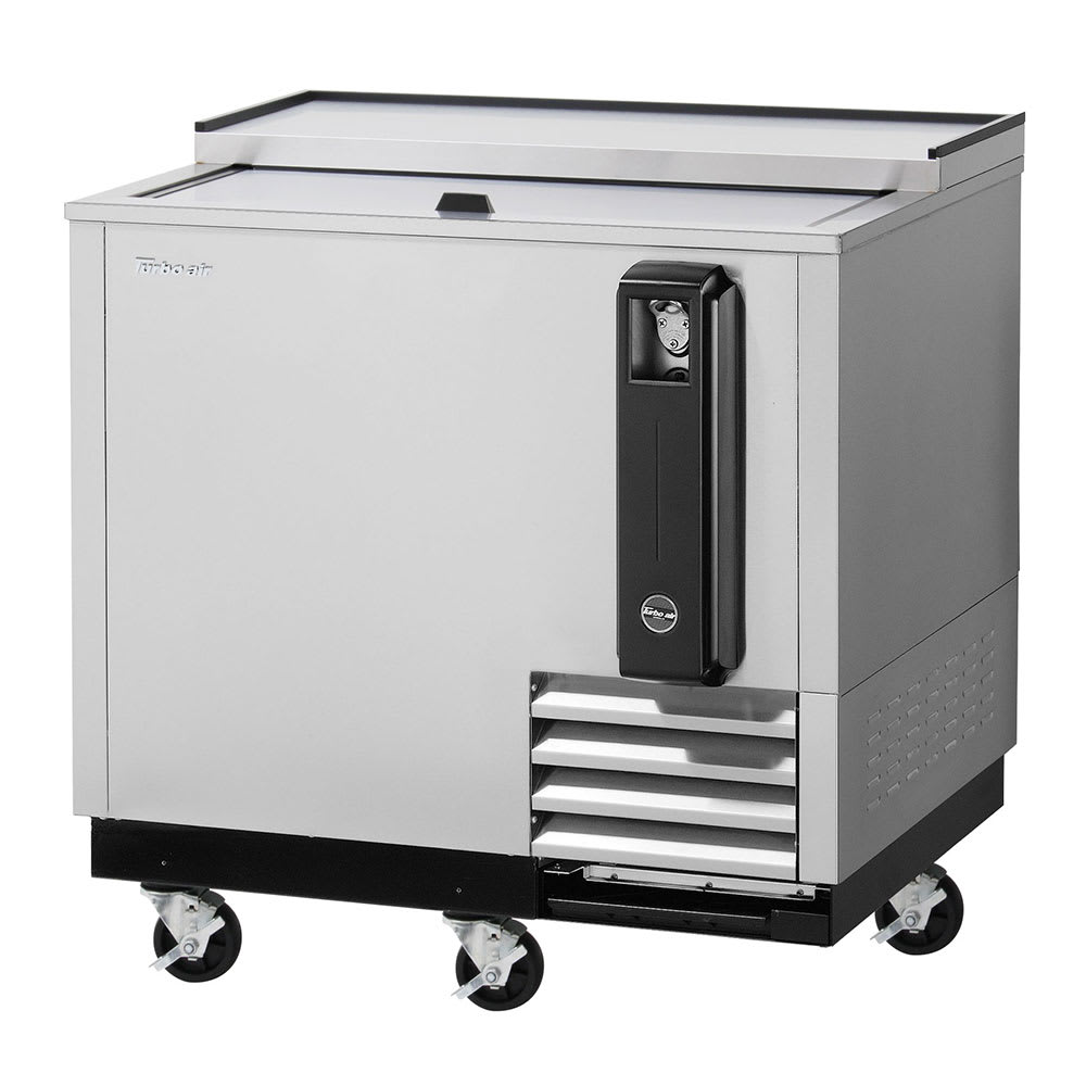 Turbo Air TBC-36SD-N6 36 3/4" Forced Air Bottle Cooler - Holds (288) 12 oz Bottles, Stainless, 115v