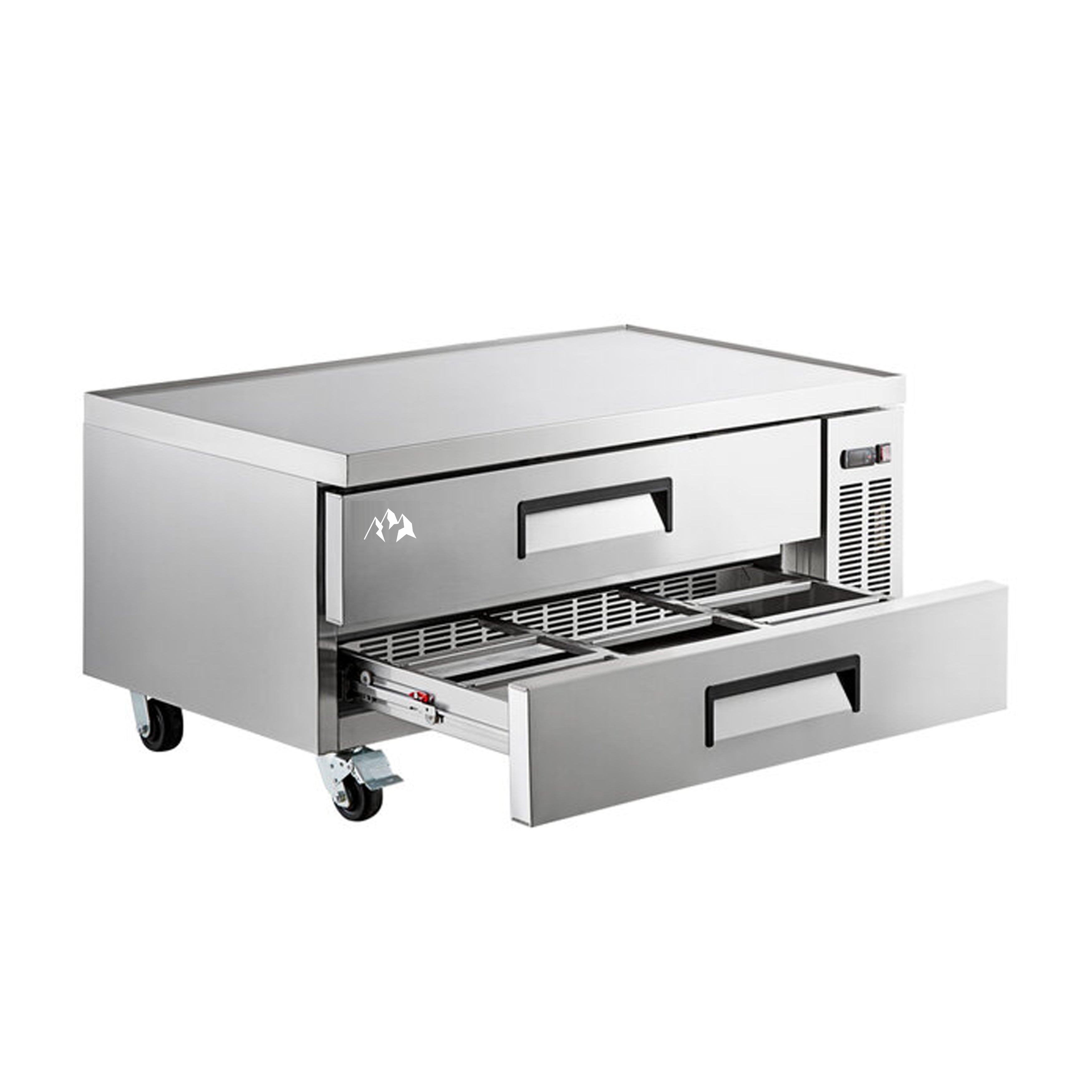 Chef AAA - CBE-52-HC, Commercial 52" Chef Base Refrigerator 2 Drawer 990lbs Capacity