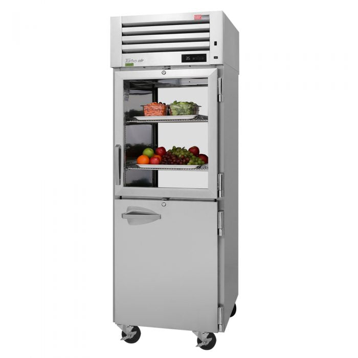 Turbo Air - PRO-26R-GSH-PT-N, Commercial 28" Refrigerator PRO Series pass-thru 1 section 26.48 cu. ft