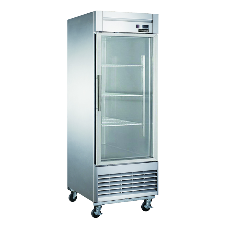 One Glass Door Bottom Mount Stainless Steel Refrigerator D28R-GS1