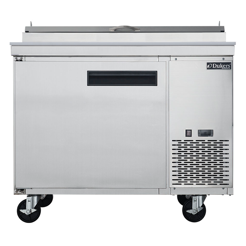 DPP44-6-S1 Commercial Single Door Pizza Prep Table Refrigerator
