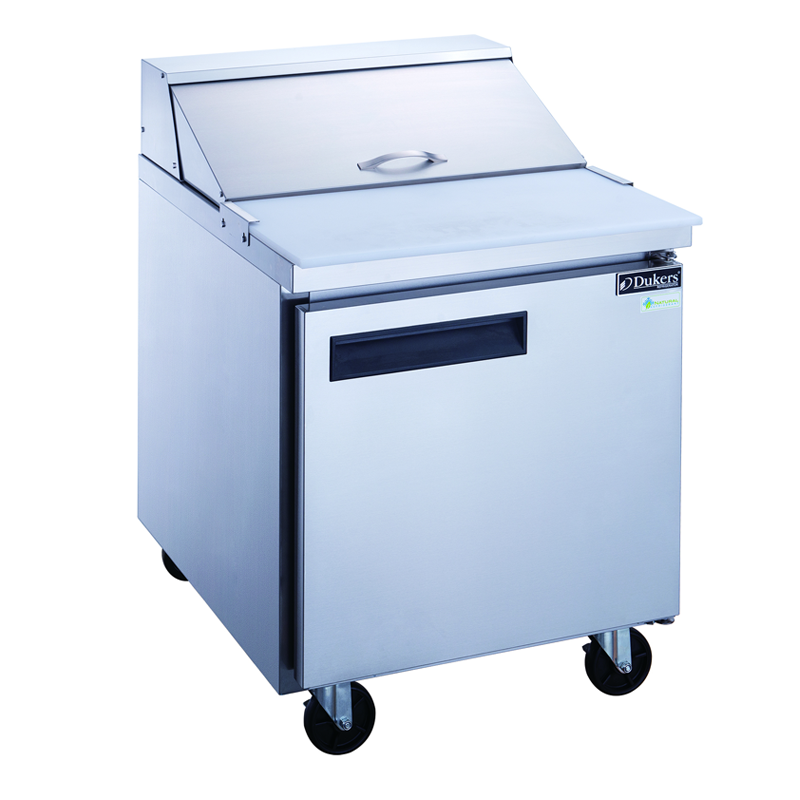 DSP29-8-S1 1 Door Food Prep Table Refrigerator