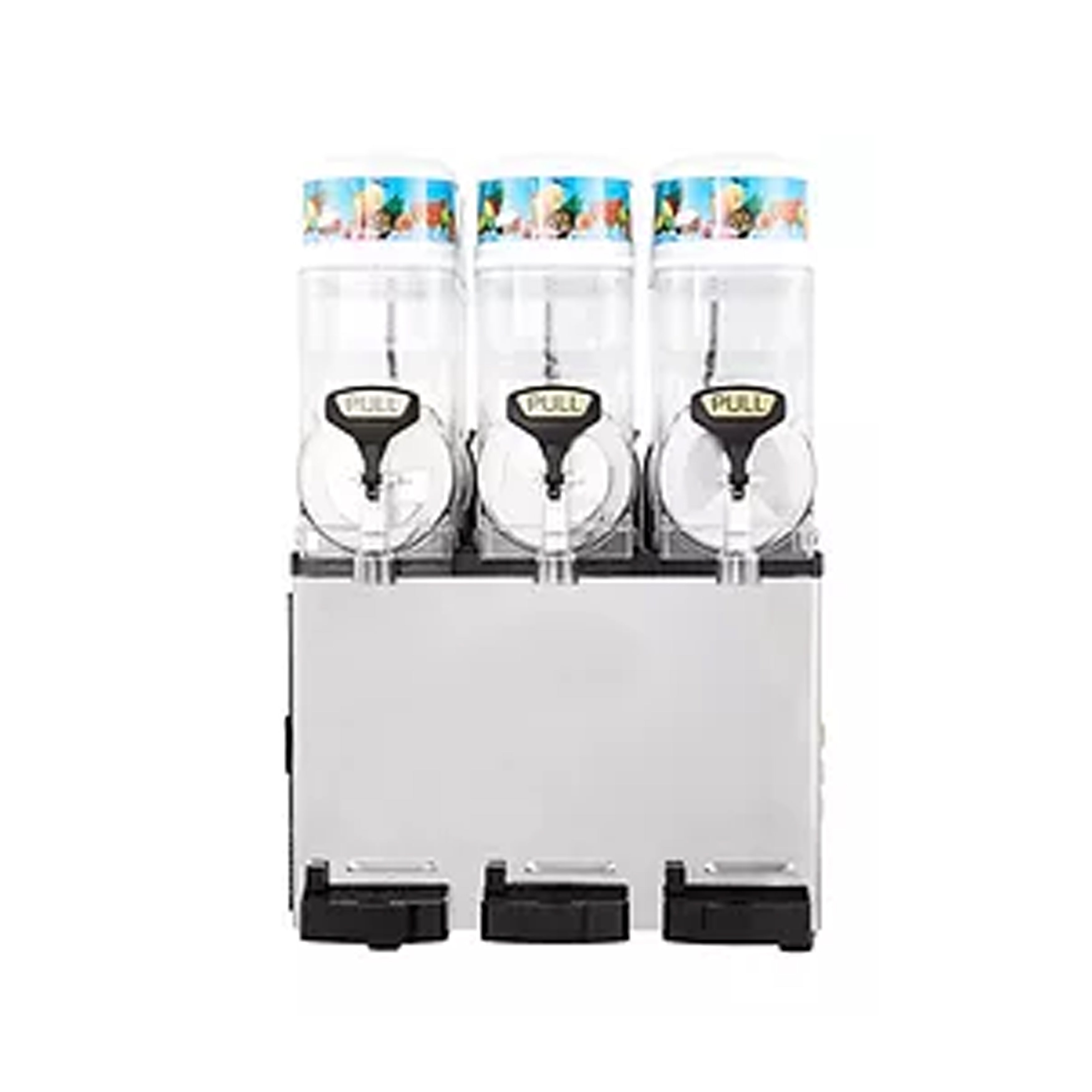 Icetro - SSM-420, Commercial Triple 3.2 Gallon Granita Slushy Frozen Margarita Beverage Machine