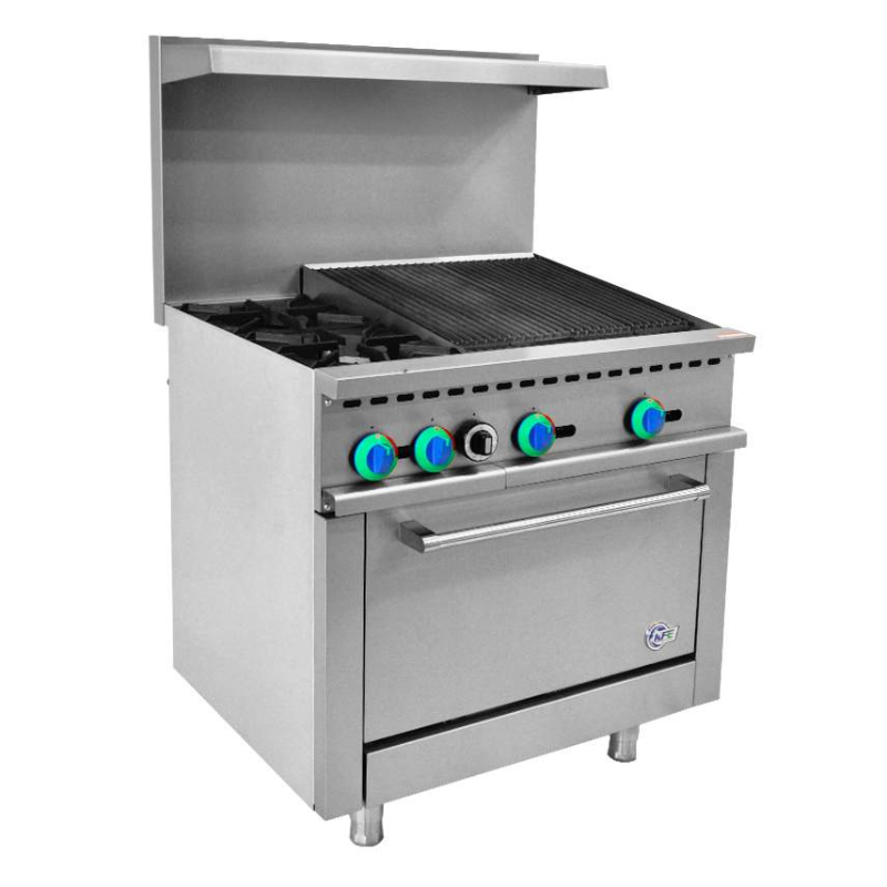 R36-24CB Commercial Gas Range Charbroiler