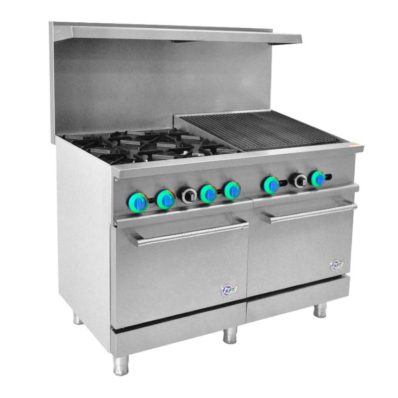 R48-24CB Commercial Gas Range Charbroiler