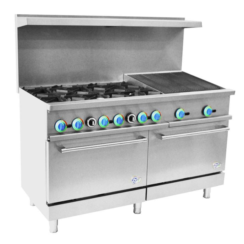 R60-24CB Commercial Gas Range Charbroiler