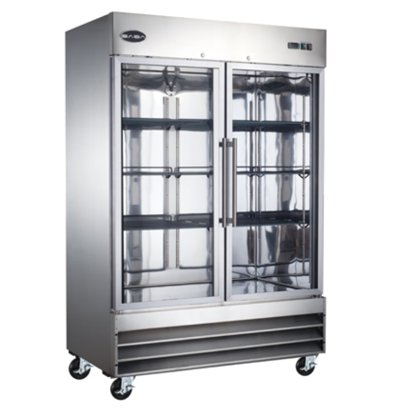 Two door display freezer cheap