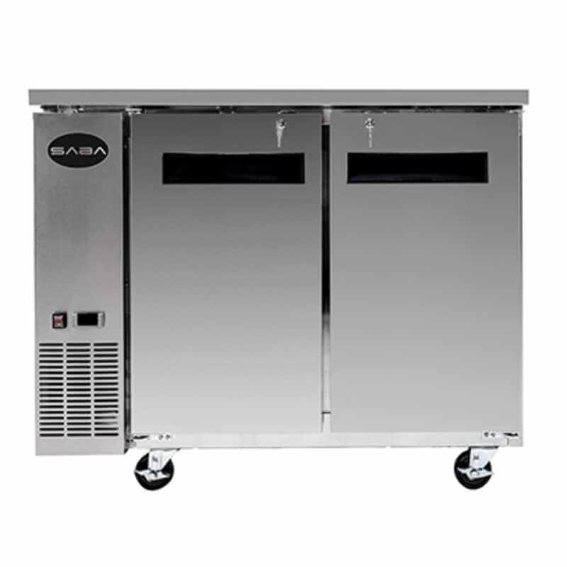 Saba - SBB-24-48SS Commercial 48" Back Bar Refrigerator Cooler 11.8 cu. Ft