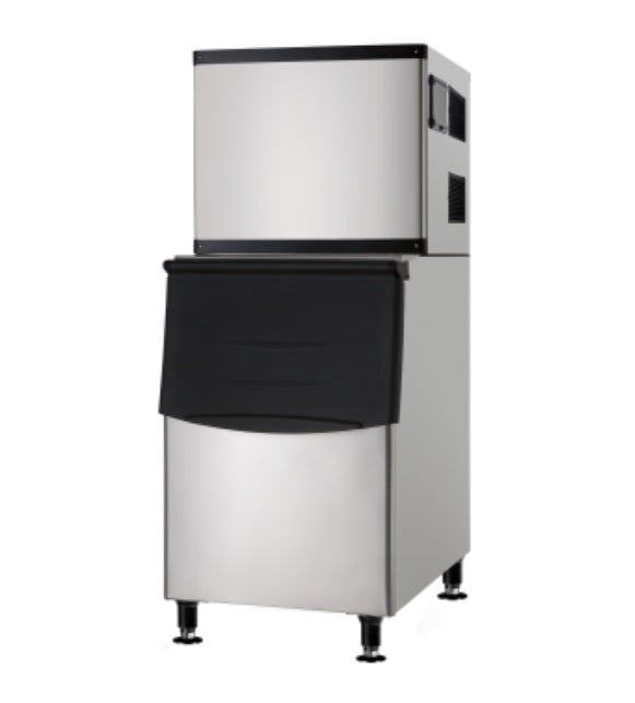Chef AAA - A350K, Commercial 350 lb Ice Cube Maker Ice Machine with Bin Air Cooled