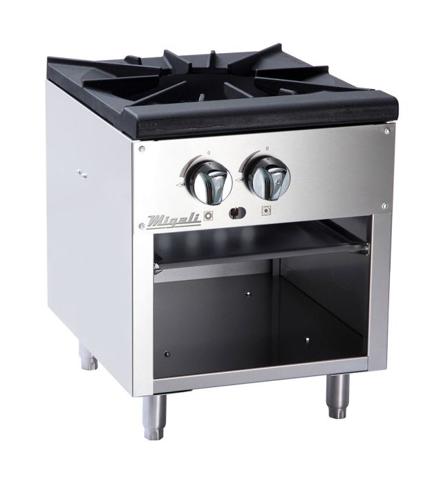 Migali - C-SPS-1-18, Commercial Stock Pot Stove 1 Burner BTU80000