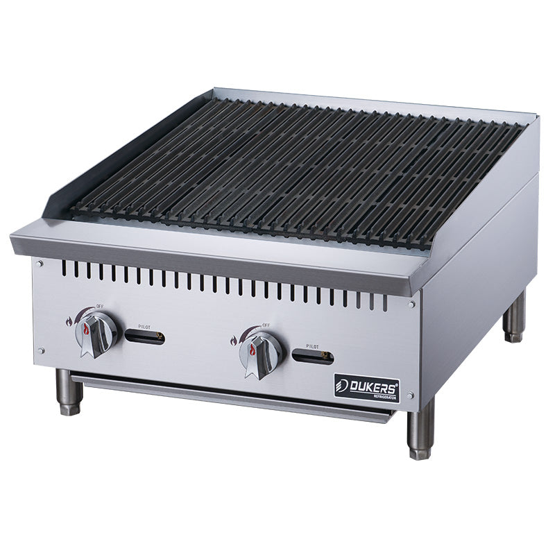 Dukers - DCCB24, Commercial 24" Countertop Charbroiler