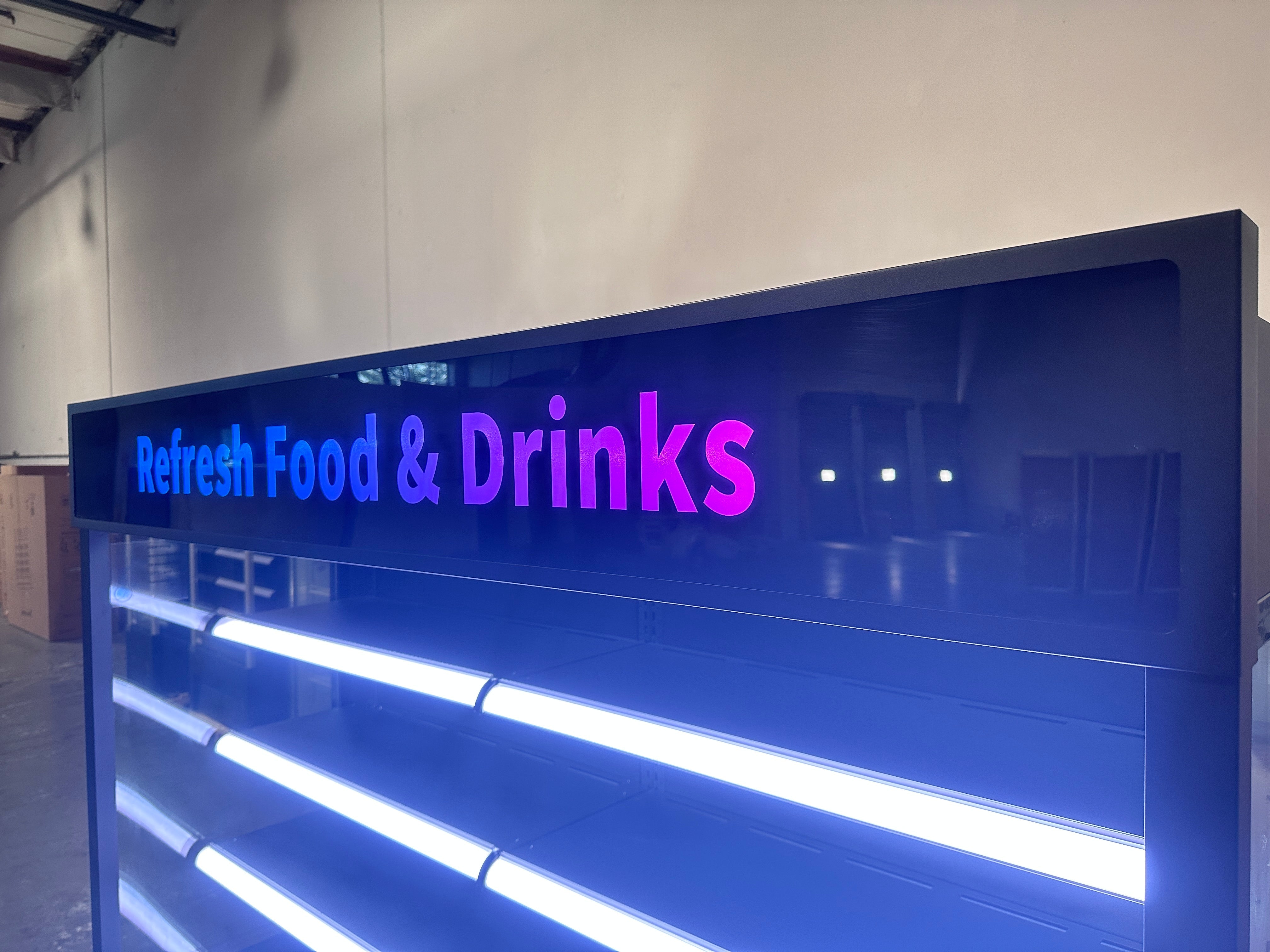 OFC 78‘’ Open Air Merchandiser Grab and Go Merchandiser Refrigerator Display Cooler