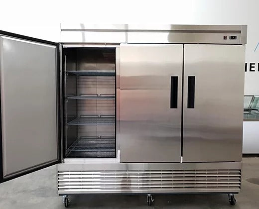 Chef AAA - C-3RB, Commercial 81" 3 Solid Door Reach-In Refrigerator