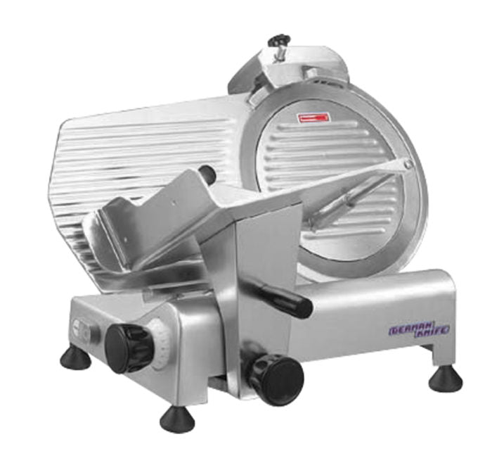 German Knife - GS-12LD Commercial 12" Light Duty Manual Meat Slicer Angle Feed