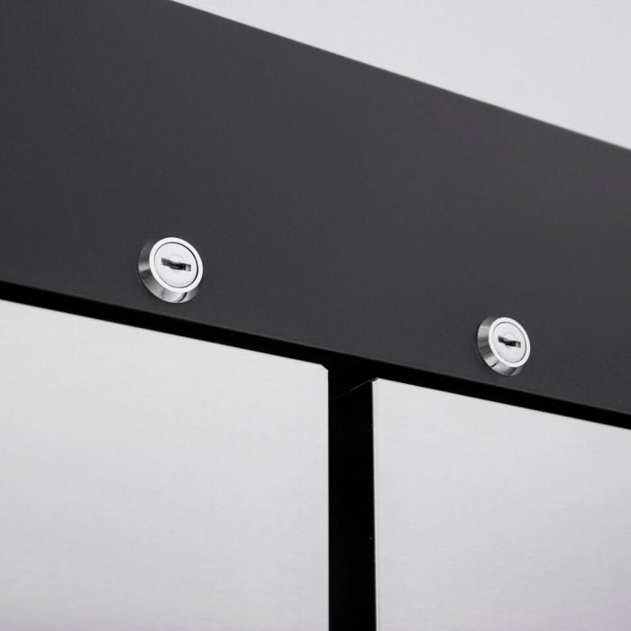 Turbo Air - M3F72-6-N, Commercial 77" Reach-in freezer M3 series Stainless Steel Three-section 65.6 cu.ft.