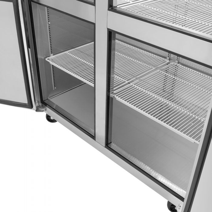Turbo Air - M3R47-4-N, Commercial 51" Reach-in Refrigerator M3 series Stainless Steel 42.1 cu.ft. Two-section