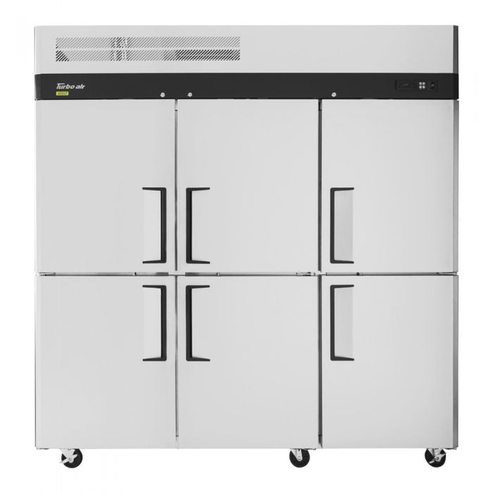 Turbo Air - M3R72-6-N, Commercial 77" Reach-In Refrigerator M3 Series 65.6 cu.ft.3 Section