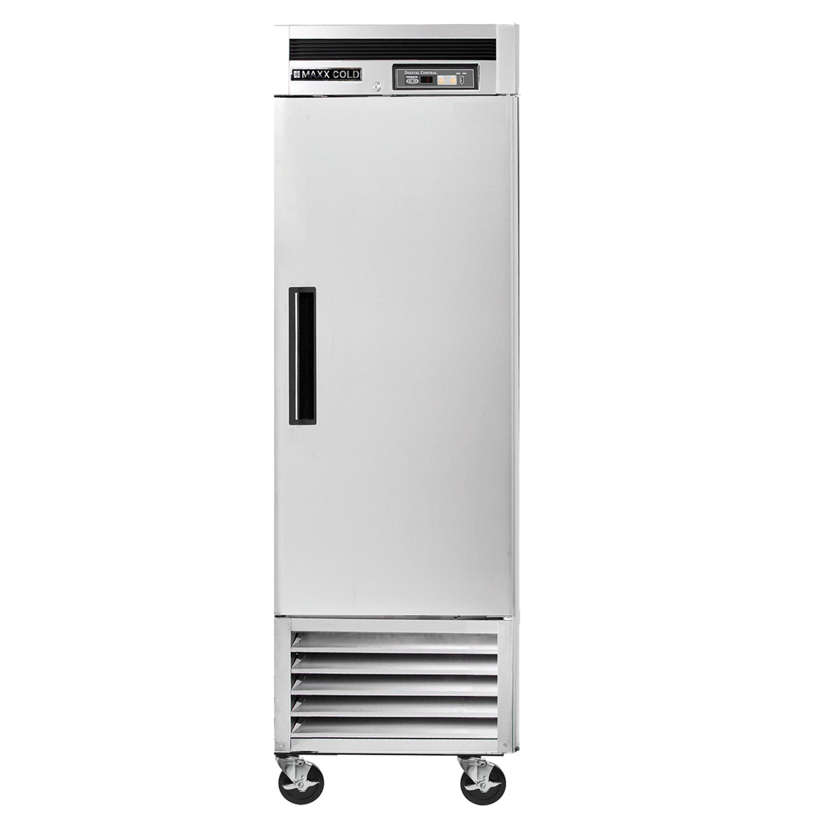 MCF-23FDHC Maxx Cold Single Door Reach-In Freezer, Bottom Mount, 23 cu. ft., Energy Star, Stainless Steel