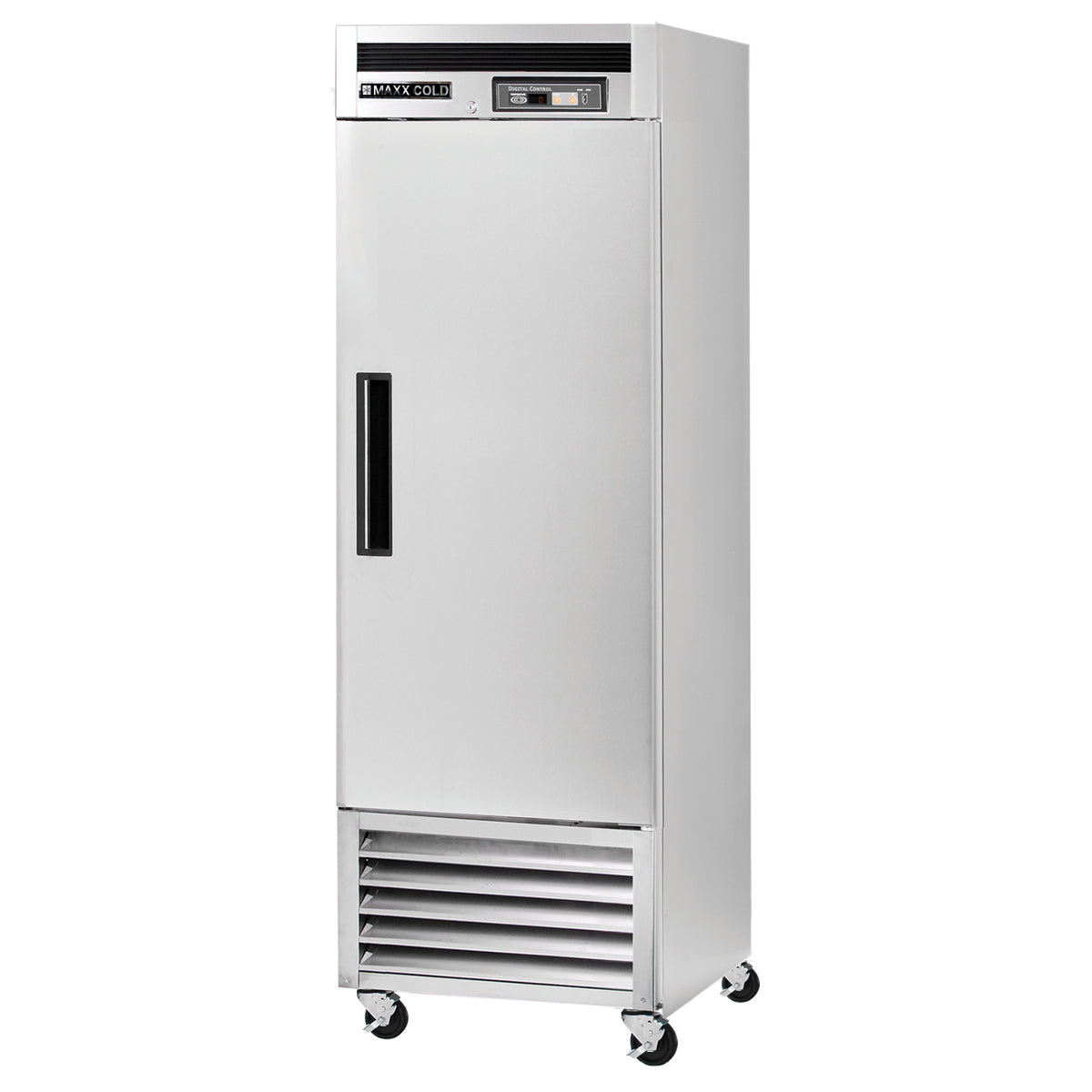 Maxx Cold - MCF-23FDHC Single Door Reach-In Freezer, Bottom Mount, 23 cu. ft., Energy Star, Stainless Steel
