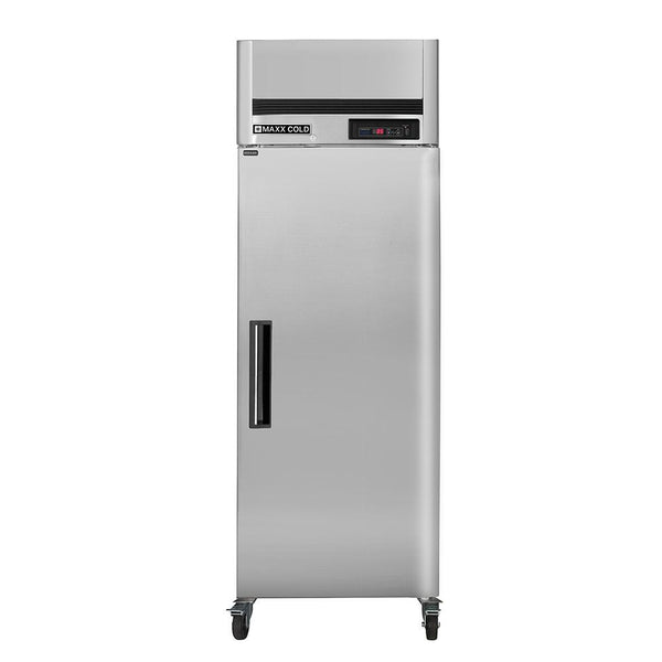 MCFT-23FDHC Maxx Cold Single Door Reach-In Freezer, Top Mount, 23 cu. ft., Energy Star, Stainless Steel