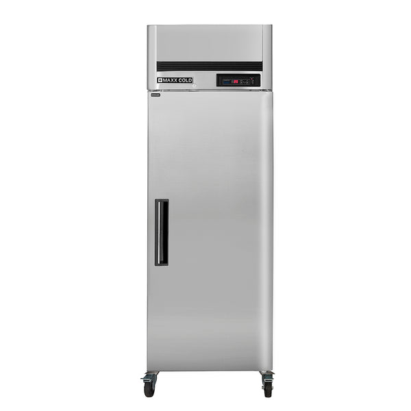 MCRT-23FDHC Maxx Cold Single Door Reach-In Refrigerator, Top Mount, 23 cu. ft., Energy Star, Stainless Steel