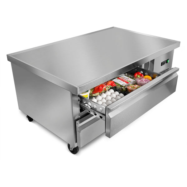MXCB48HC Maxx Cold Two-Drawer Refrigerated Chef Base, 6.5 cu. ft. Storage Capacity, in Stainless Steel