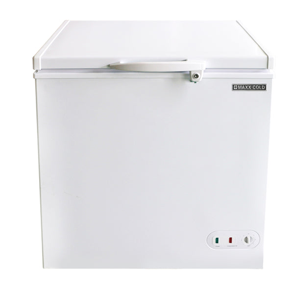 MXSH5.2SHC Maxx Cold Compact Chest Freezer with Solid Top, 5.2 cu. ft. Storage Capacity, in White