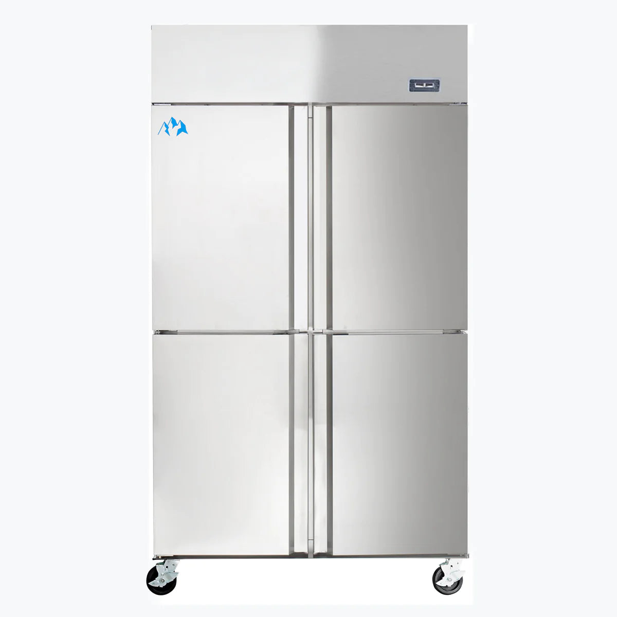 Chef AAA - SCD-880B, Commercial Half Door Dual Zone Refrigerator and Freezer Combination 32 cu.ft.
