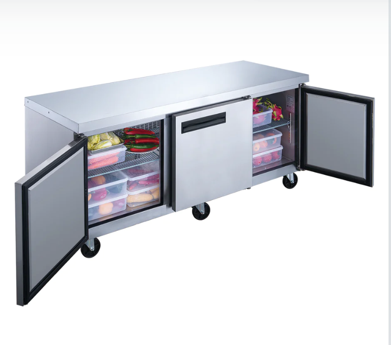 EUC70R 3-Door Undercounter Commercial Refrigerator