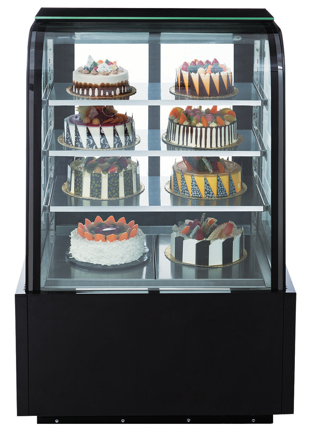 Chef AAA - TDM60R-CB, 60" Curved Glass Bakery Case