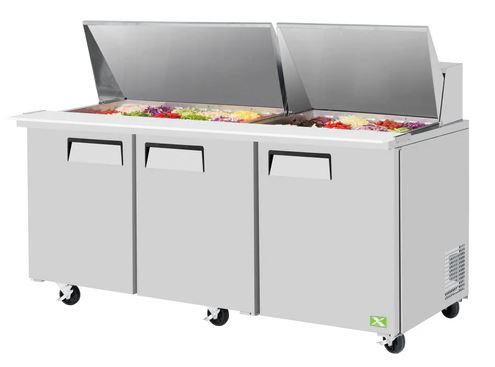 Refrigeration X - XST-72-30-N Mega Top Sandwich Prep Table 30 Pan