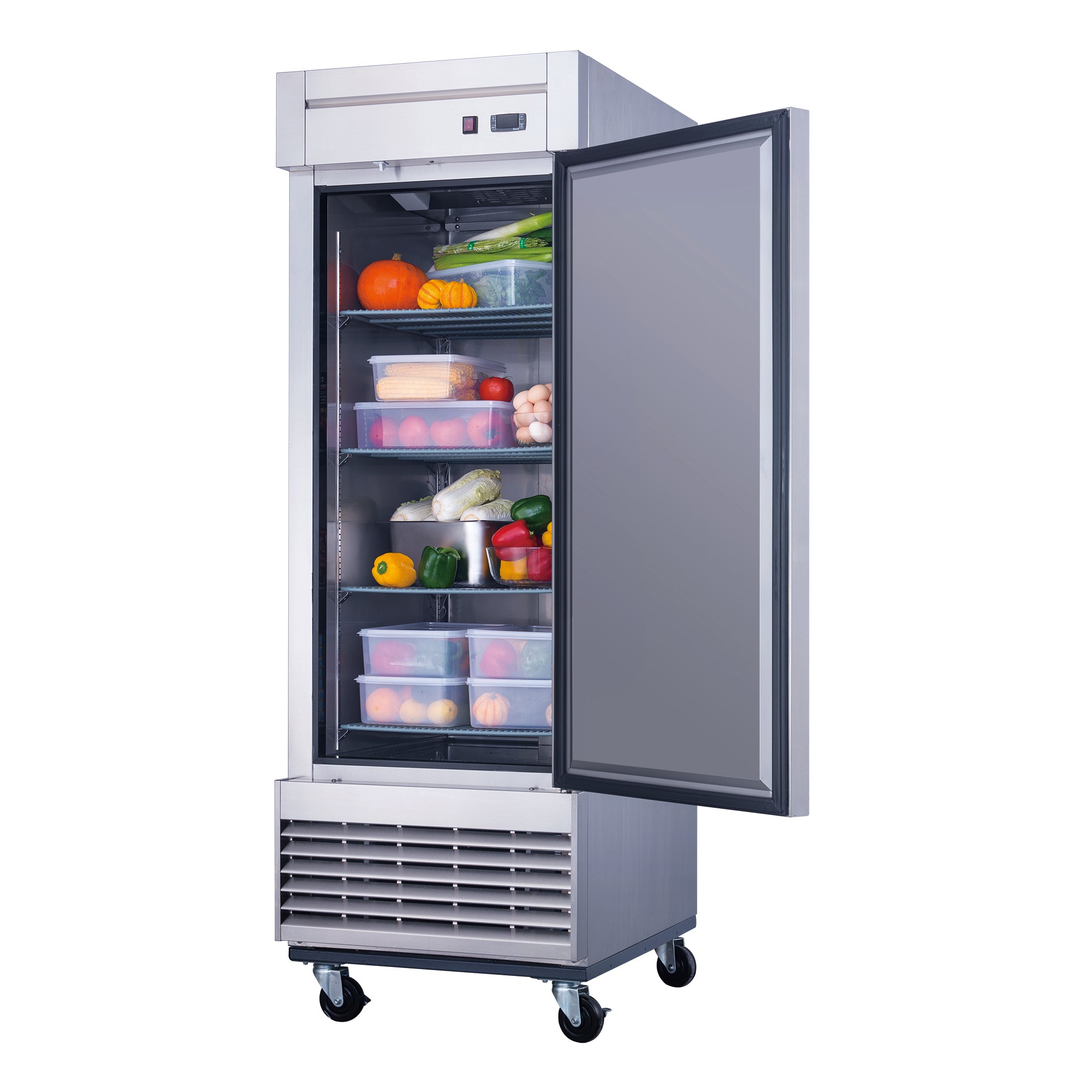 Chef AAA - T28F, Commercial 27" 1 Solid Door Reach-In Freezer 17.79 cu. ft.