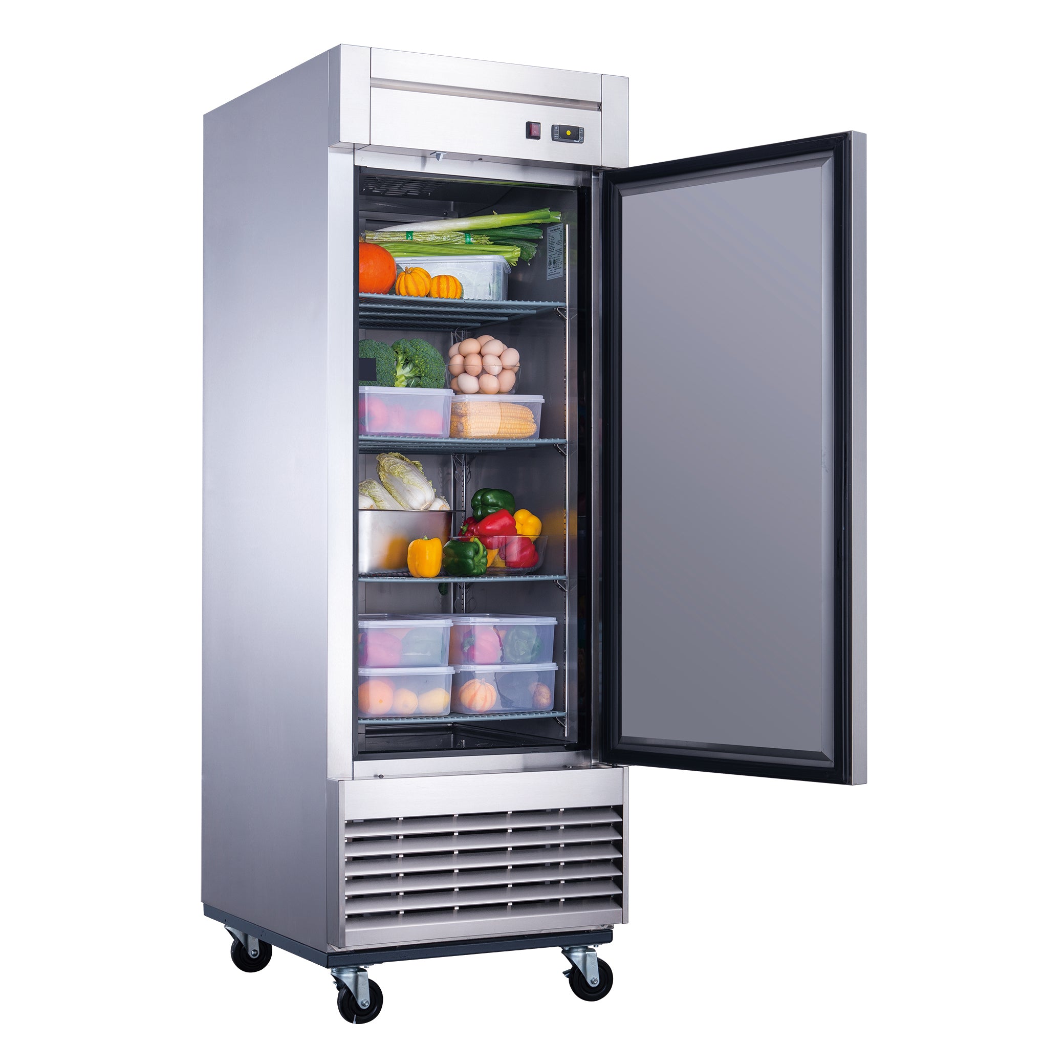 Chef AAA - T55R, Commercial 55 Reach-In Refrigerator Solid 2 Door 40