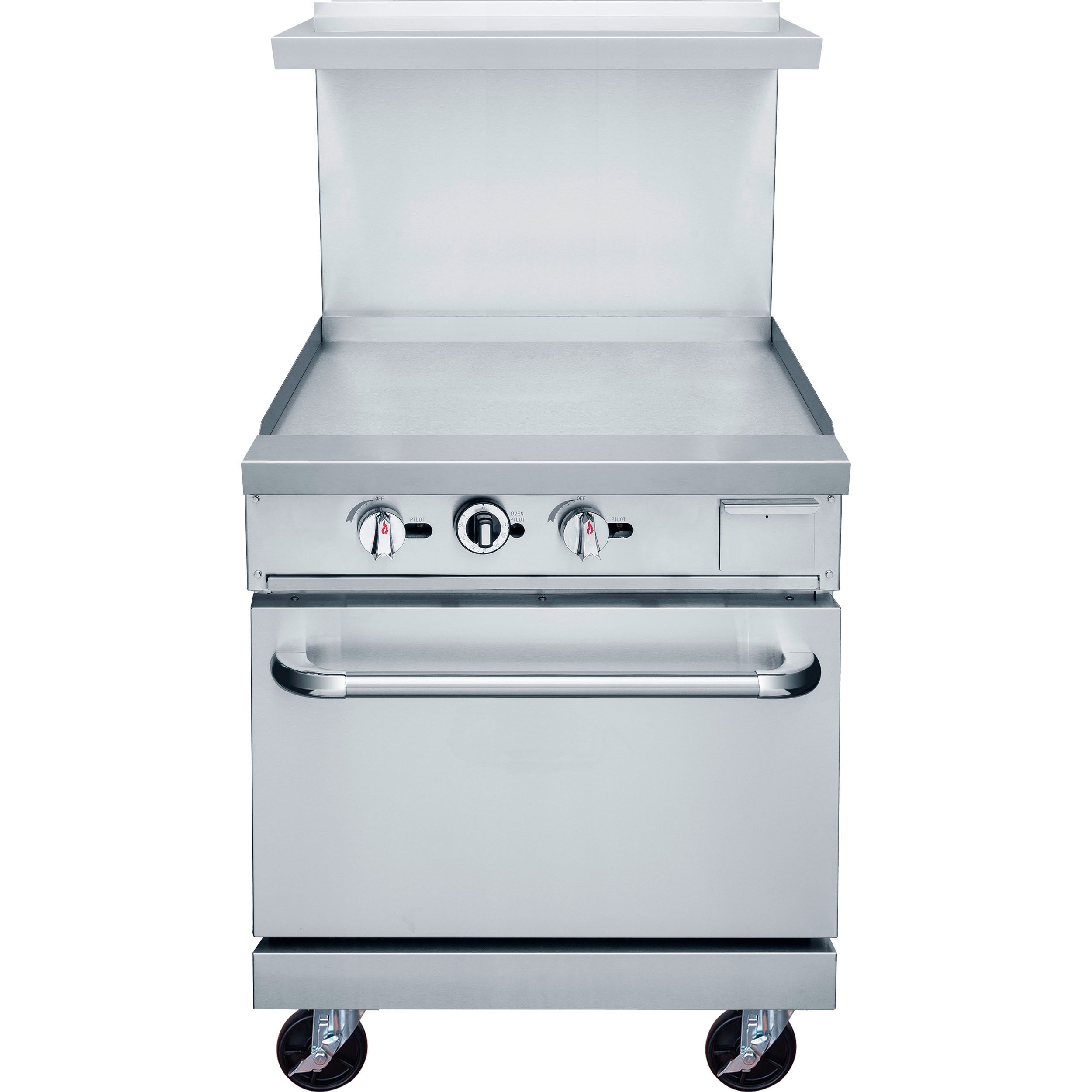 Chef AAA - TCR24-GM, Commercial 24 Oven Range 24 Griddle Natural Gas