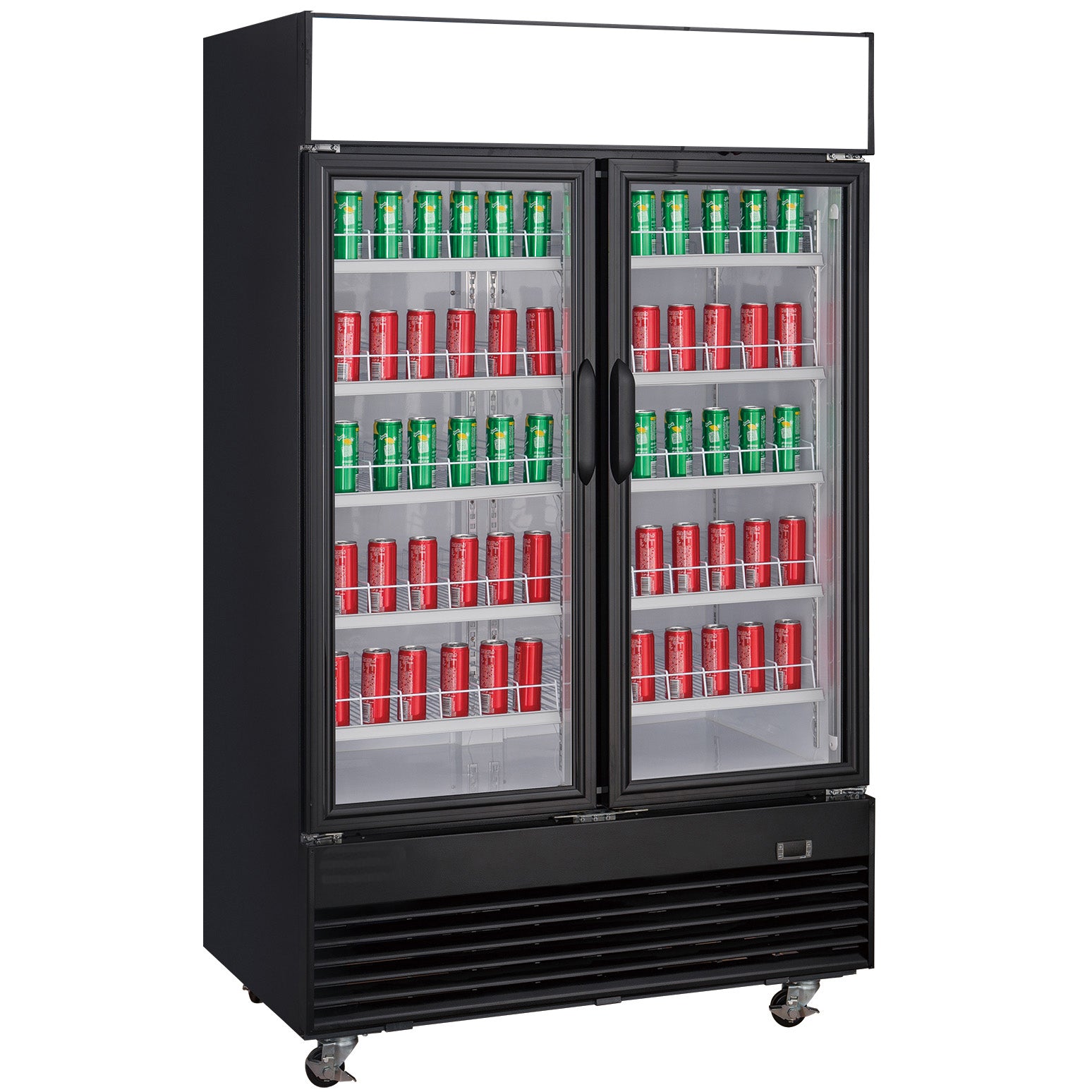Chef AAA - TSM33R, Commercial 39" 2 Glass Door Merchandiser Refrigerator 33.5 cu.ft.