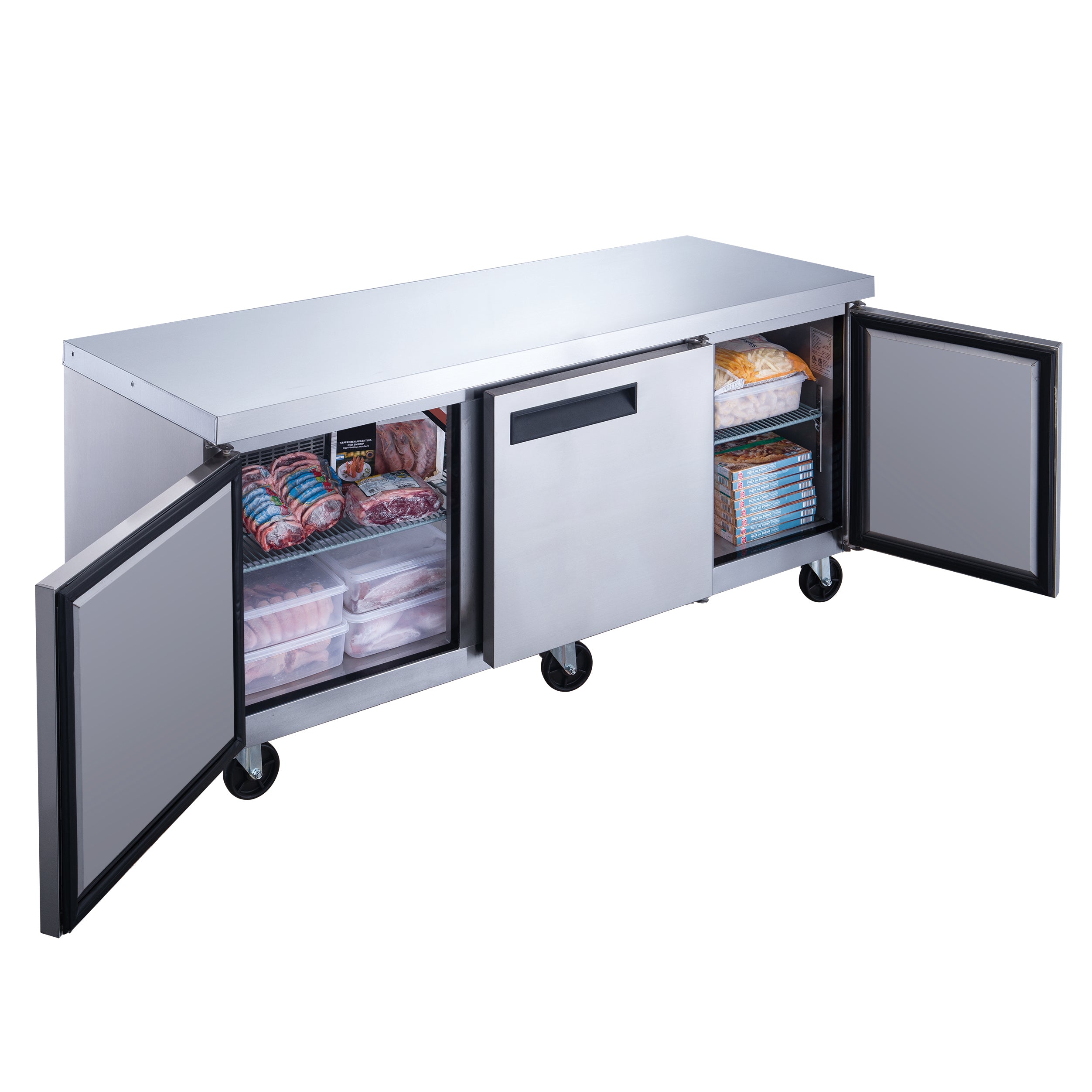 Chef AAA - TUC72F, Commercial 72" Undercounter Worktop Freezer 18.9cu.ft. NSF