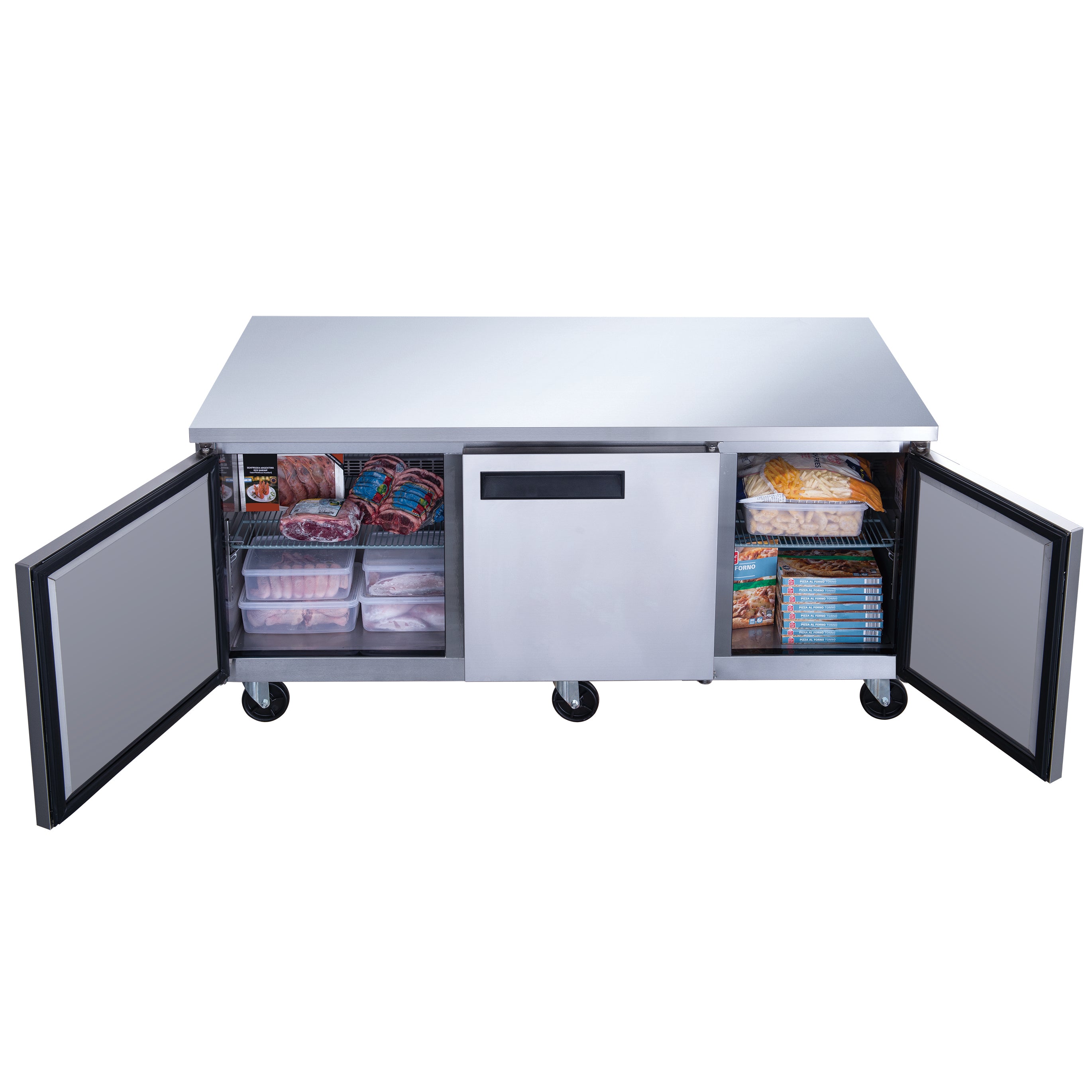 Chef AAA - TUC72F, Commercial 72" Undercounter Worktop Freezer 18.9cu.ft. NSF