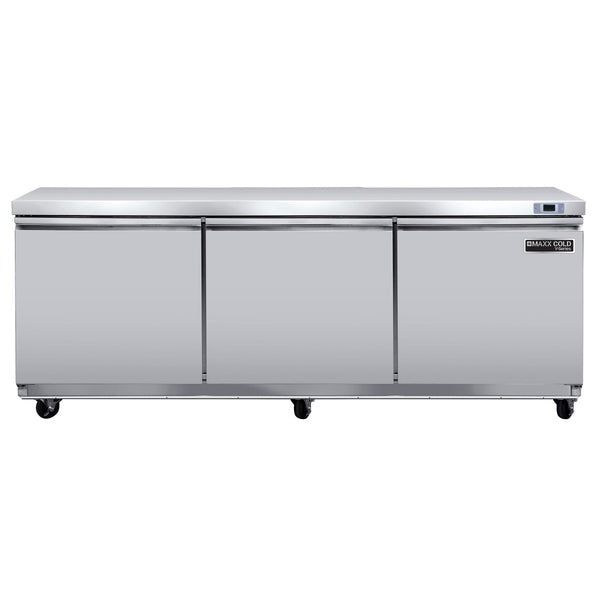 Maxx Cold - MVR72UHC V-Series 3 Door Undercounter Refrigerator, in Stainless Steel
