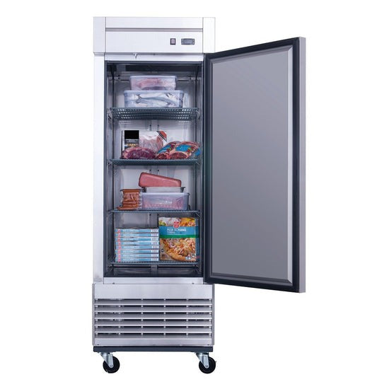 Chef AAA - T28F Commercial 27" 1 Solid Door Reach-In Freezer Stainless Steel 17.79 cu.ft.
