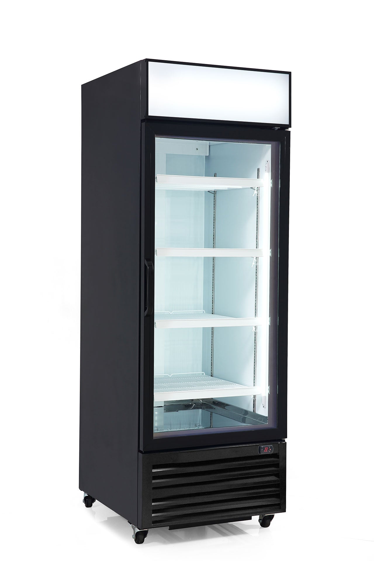 Chef AAA - KPR-23BG, Commercial 27" 1 Glass Door Merchandiser Refrigerator 20 cu. ft.
