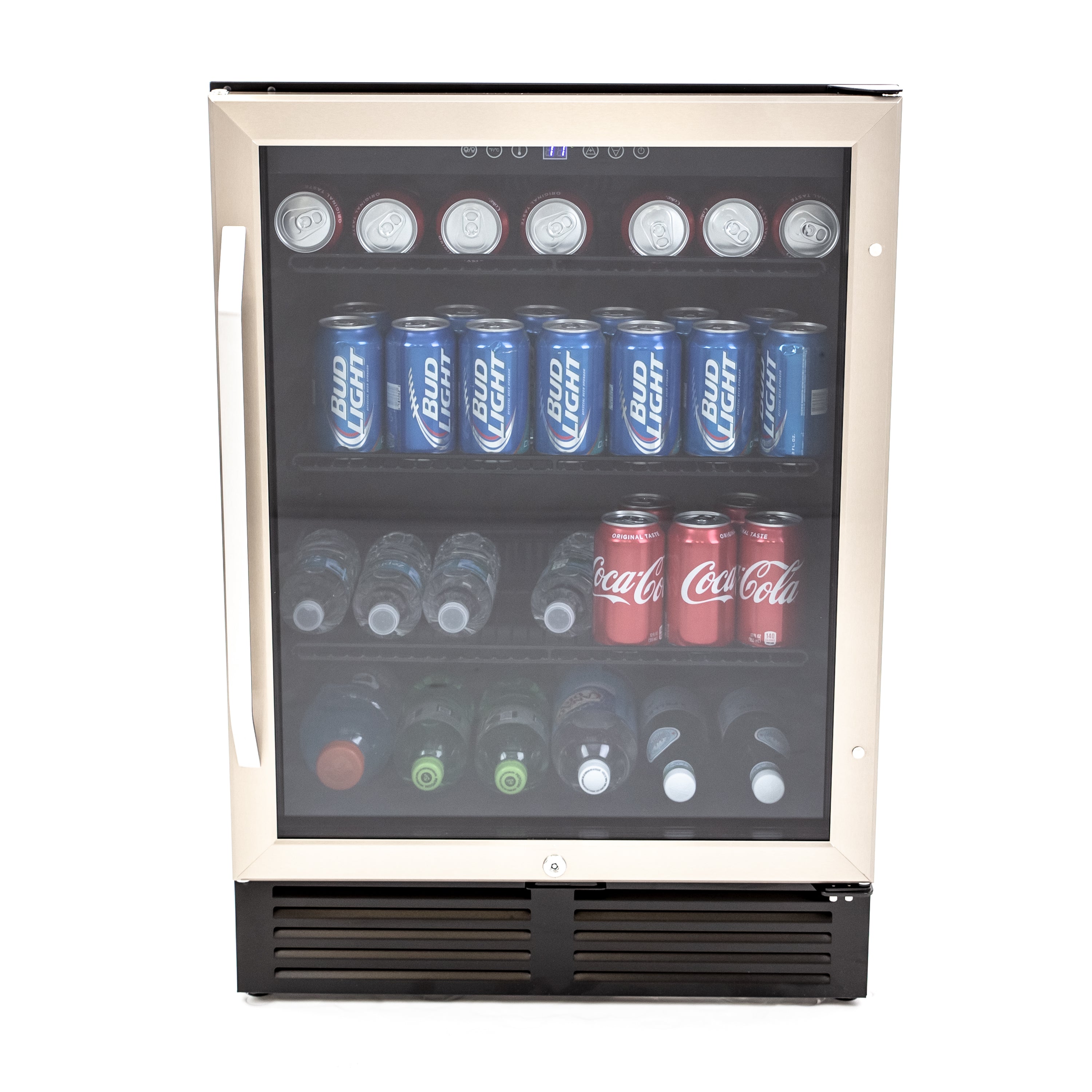 Avanti - BCA516SS, Beverage Center, 130 Can Capacity, in Stainless Steel with Black Cabinet