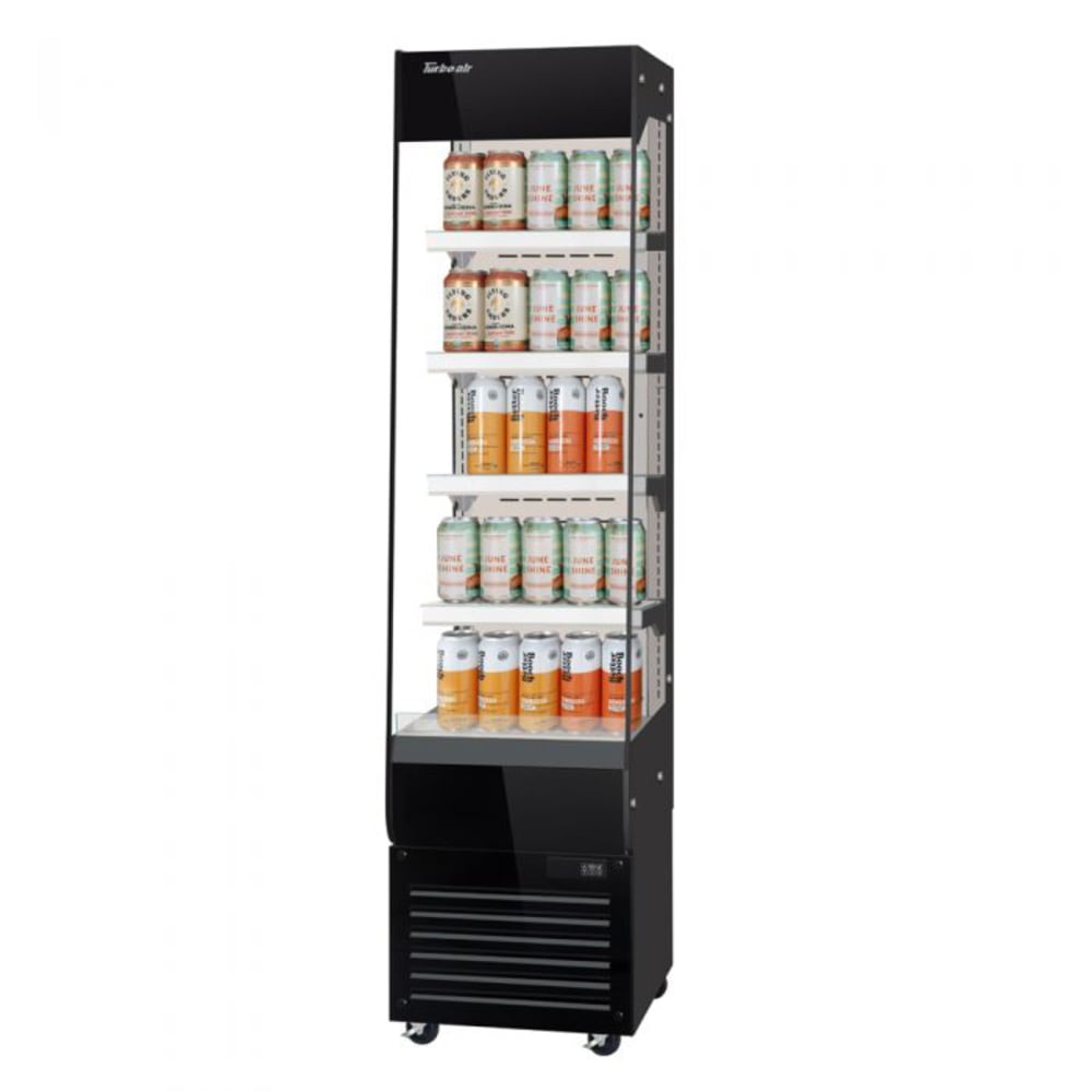 Turbo Air TOM20-75N-B 19 5/8" Vertical Open Air Cooler w/ (5) Levels, 115v