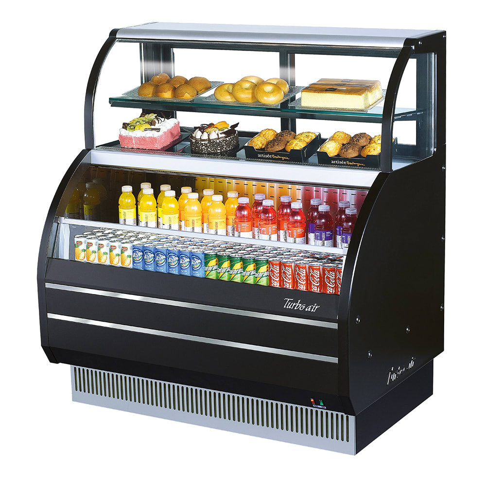 Turbo Air TOM-W-40SB-N 38 7/8" Horizontal Open Air Cooler w/ (4) Levels, 115v