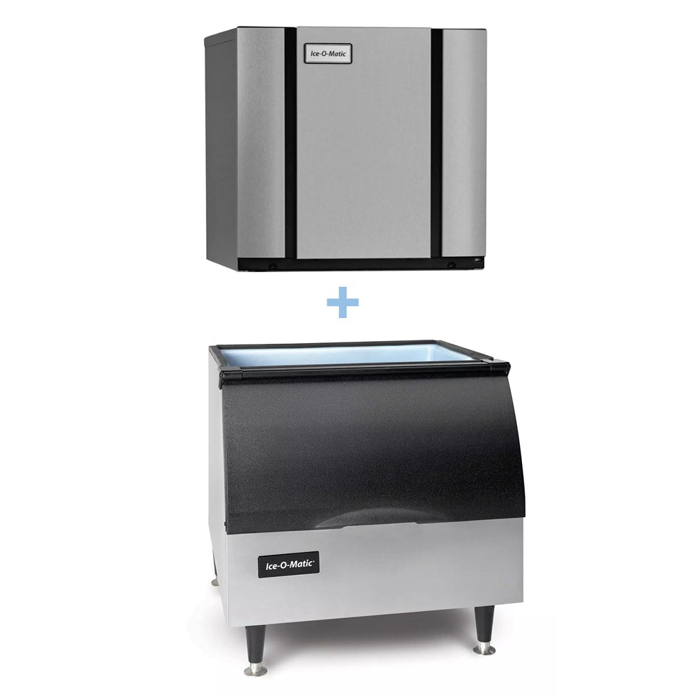 Ice-O-Matic - CIM0320FA/B25PP Commercial 313 lb Full Cube Ice Maker w/ Bin - 242 lb Storage, Air Cooled, 115v