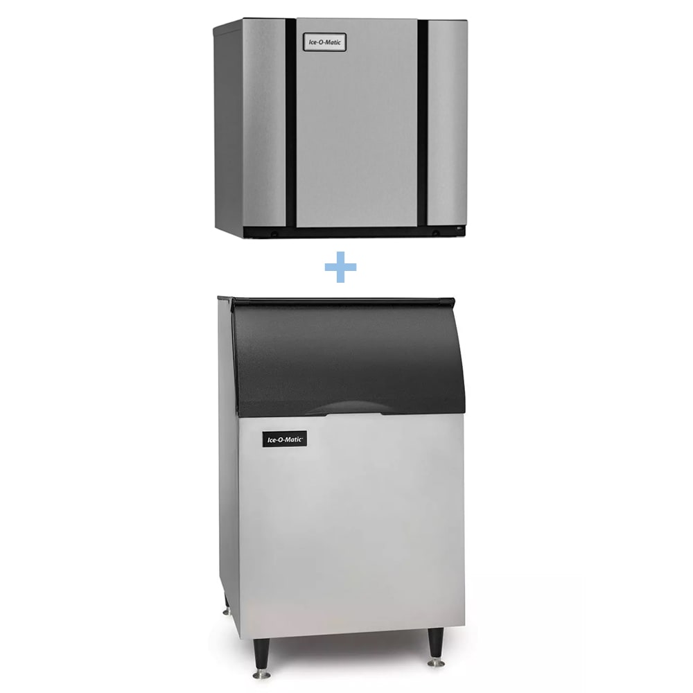 Ice-O-Matic - CIM0320FA/B55PS Commercial 313 lb Full Cube Ice Maker w/ Bin - 510 lb Storage, Air Cooled, 115v